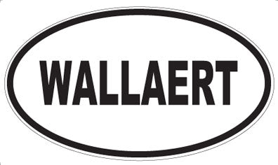 WALLAERT - Oval Sticker
