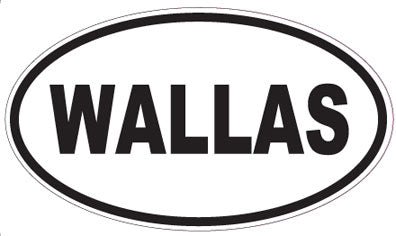 WALLAS - Oval Sticker
