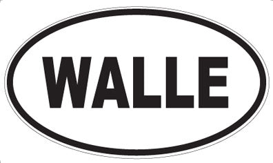 WALLE - Oval Sticker