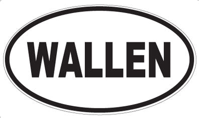 WALLEN - Oval Sticker
