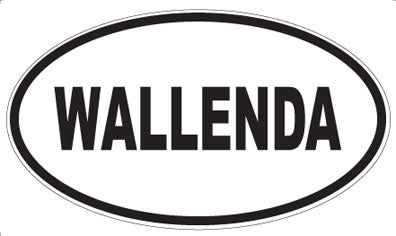 WALLENDA - Oval Sticker