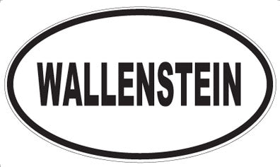 WALLENSTEIN - Oval Sticker
