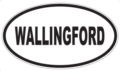 WALLINGFORD - Oval Sticker