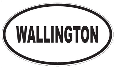 WALLINGTON - Oval Sticker