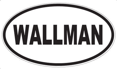 WALLMAN - Oval Sticker