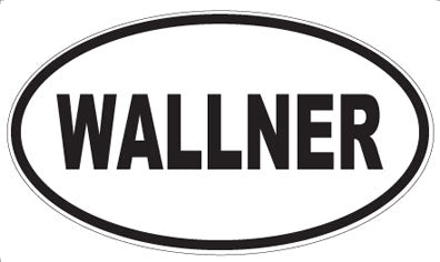 WALLNER - Oval Sticker