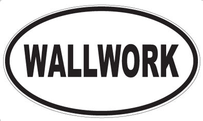 WALLWORK - Oval Sticker