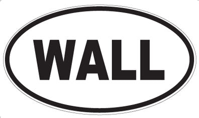 WALL - Oval Magnet