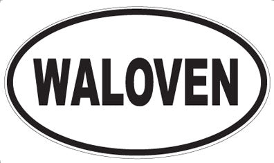 WALOVEN - Oval Sticker