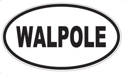 WALPOLE - Oval Sticker