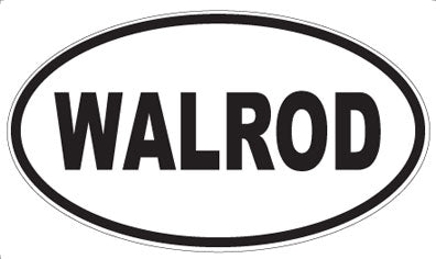 WALROD - Oval Sticker