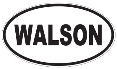 WALSON - Oval Sticker