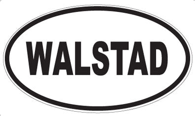 WALSTAD - Oval Sticker