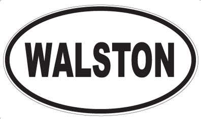 WALSTON - Oval Magnet