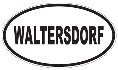 WALTERSDORF - Oval Sticker