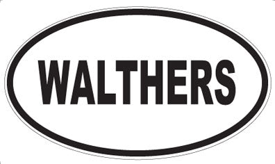 WALTHERS - Oval Sticker