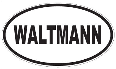 WALTMANN - Oval Sticker