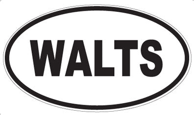 WALTS - Oval Sticker