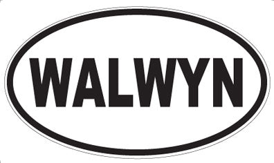 WALWYN - Oval Sticker