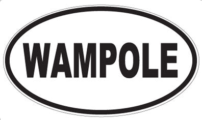 WAMPOLE - Oval Sticker
