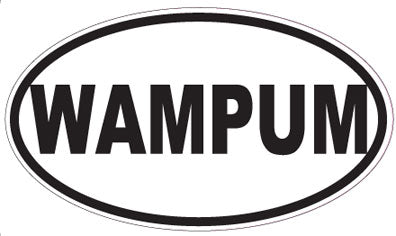 WAMPUM - Oval Sticker