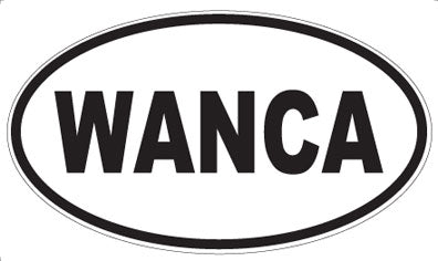 WANCA - Oval Sticker