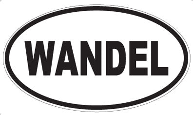 WANDEL - Oval Sticker