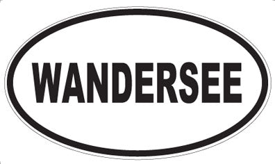 WANDERSEE - Oval Sticker