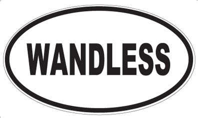 WANDLESS - Oval Sticker