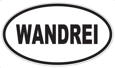 WANDREI - Oval Sticker