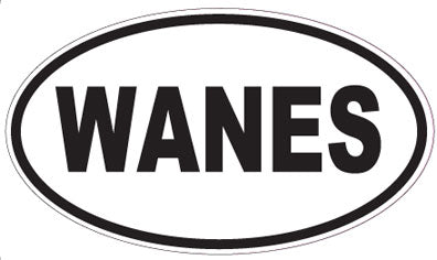 WANES - Oval Magnet