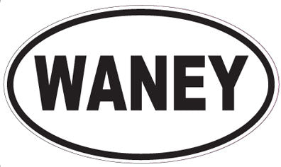 WANEY - Oval Magnet