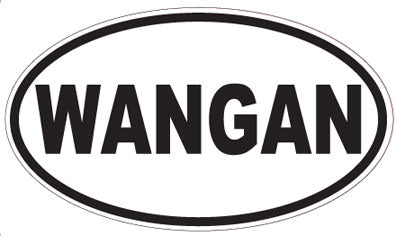 WANGAN - Oval Sticker