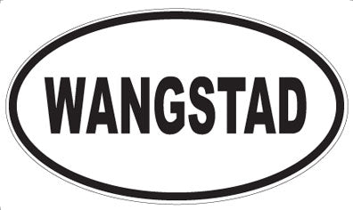WANGSTAD - Oval Sticker