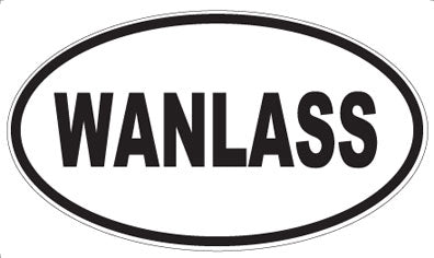 WANLASS - Oval Sticker