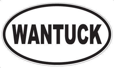 WANTUCK - Oval Sticker