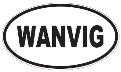 WANVIG - Oval Sticker