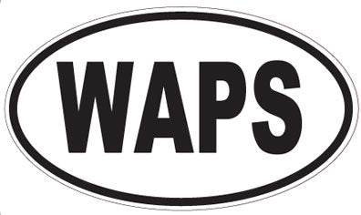 WAPS - Oval Sticker