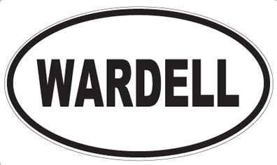 WARDELL - Oval Sticker