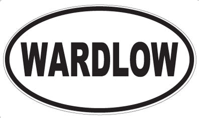 WARDLOW - Oval Sticker