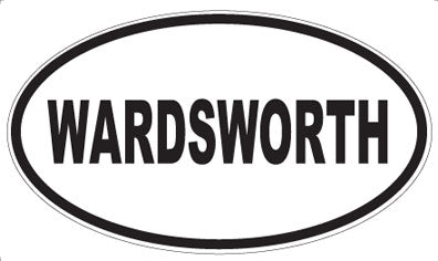 WARDSWORTH - Oval Sticker