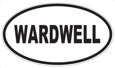 WARDWELL - Oval Sticker