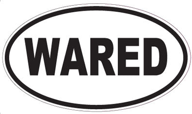 WARED - Oval Magnet