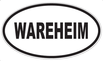WAREHEIM - Oval Sticker