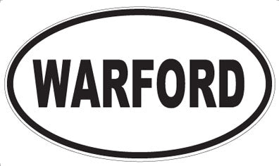 WARFORD - Oval Sticker