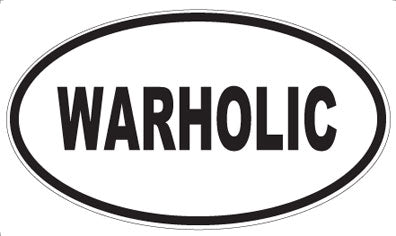 WARHOLIC - Oval Sticker