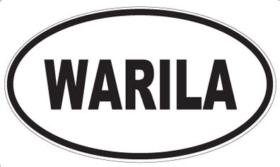 WARILA - Oval Sticker