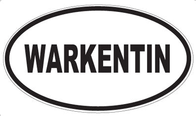 WARKENTIN - Oval Sticker