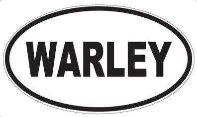 WARLEY - Oval Sticker