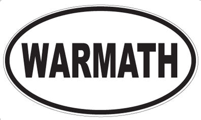 WARMATH - Oval Sticker